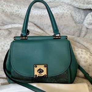 Coach Drifter Snakeskin Tophandle